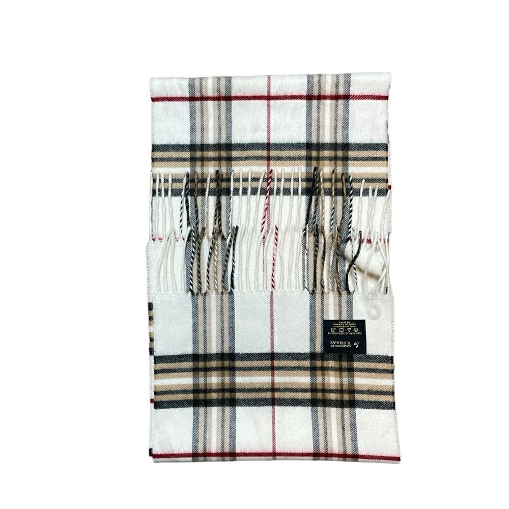 V. FRAAS Cashmink Plaid Scarf